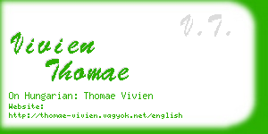 vivien thomae business card